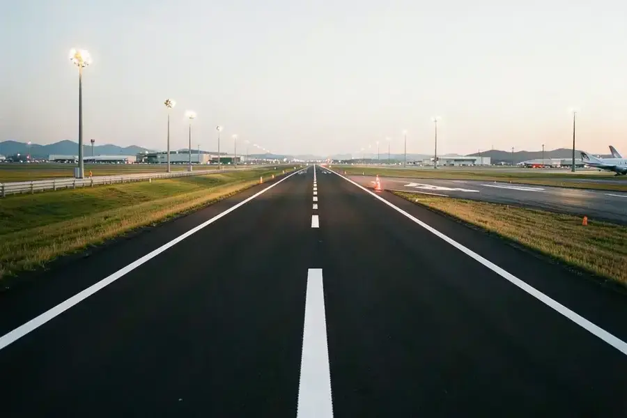 中部国際空港 誘導路