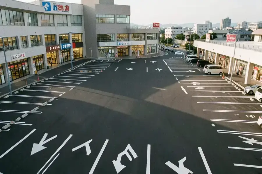 福岡 商業施設駐車場